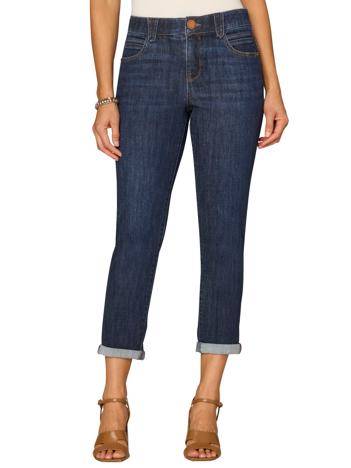 Democracy Women's Ab Solution Crop Ankle Skimmer (Indigo2, 10)