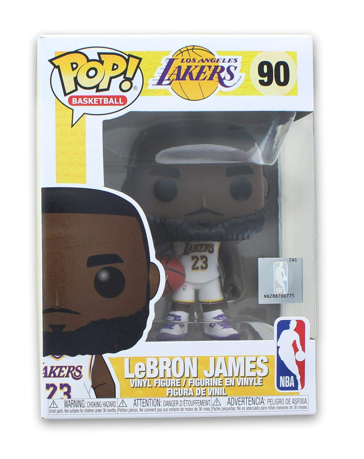 Funko POP NBA: LALakers-LeBronJames(Alternate), Multicolor, us one-Size