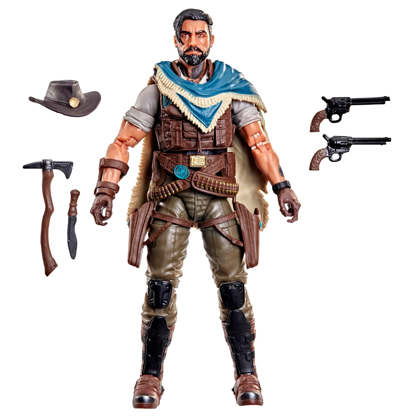 G.I. Joe Classified Series #200, Alejandro Balam Sundown Luna Mendoza, Collectible 6 Inch Action Figure Set with 5 Accessories