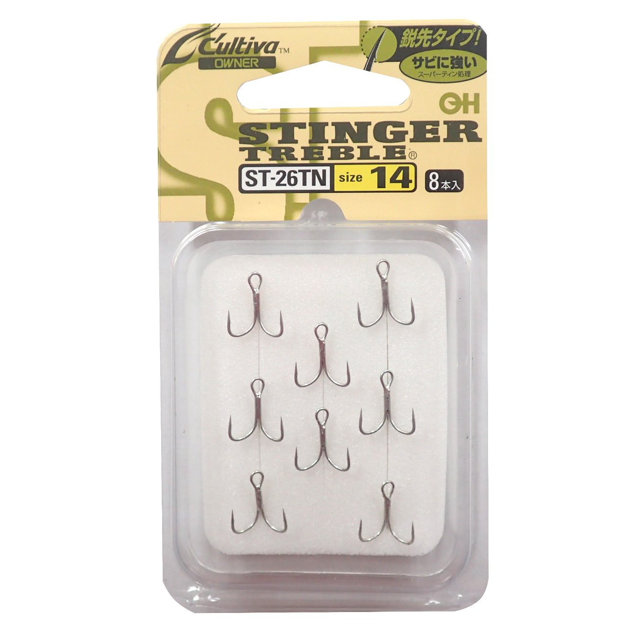 Owner ST26TN Triple Hook Stinger Triple Hook No. 14 11684