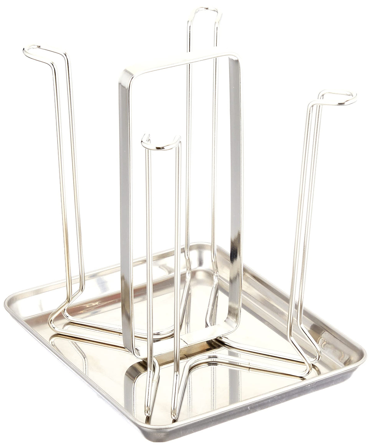 Wahei Freiz SUI-6083 Glass Stand, For 4 Guests, Includes Water Tray Included, Stainless Steel