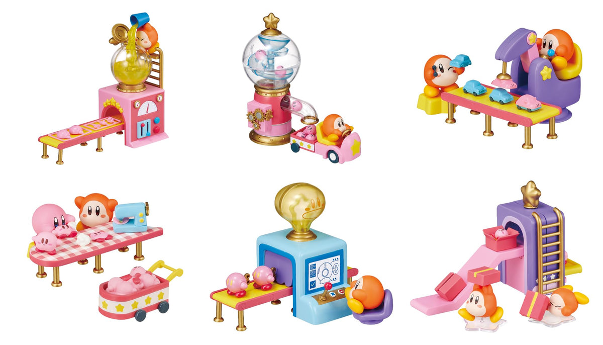 Rement Kirby Wadoldy Toy Factory Approx. H 2.8 x W 5.5 x D 2.6 inches (70 x 140 x 65 mm), PVC