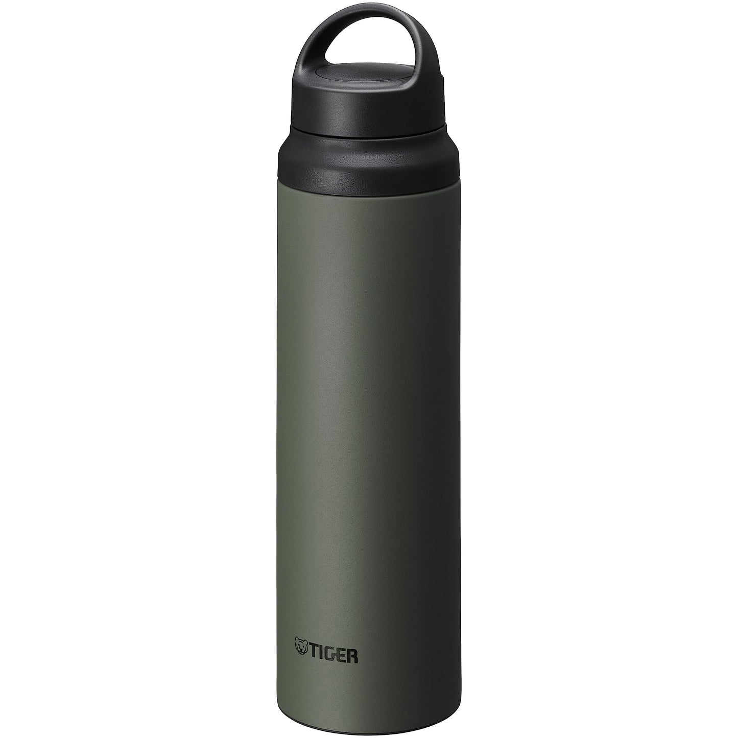 TIGER MCZ-S080GZ Tiger Water Bottle, 28.7 fl oz (800 ml), Handle, Lightweight, Stainless Steel Bottle, Outdoor, Office, Moss Forest (Green)