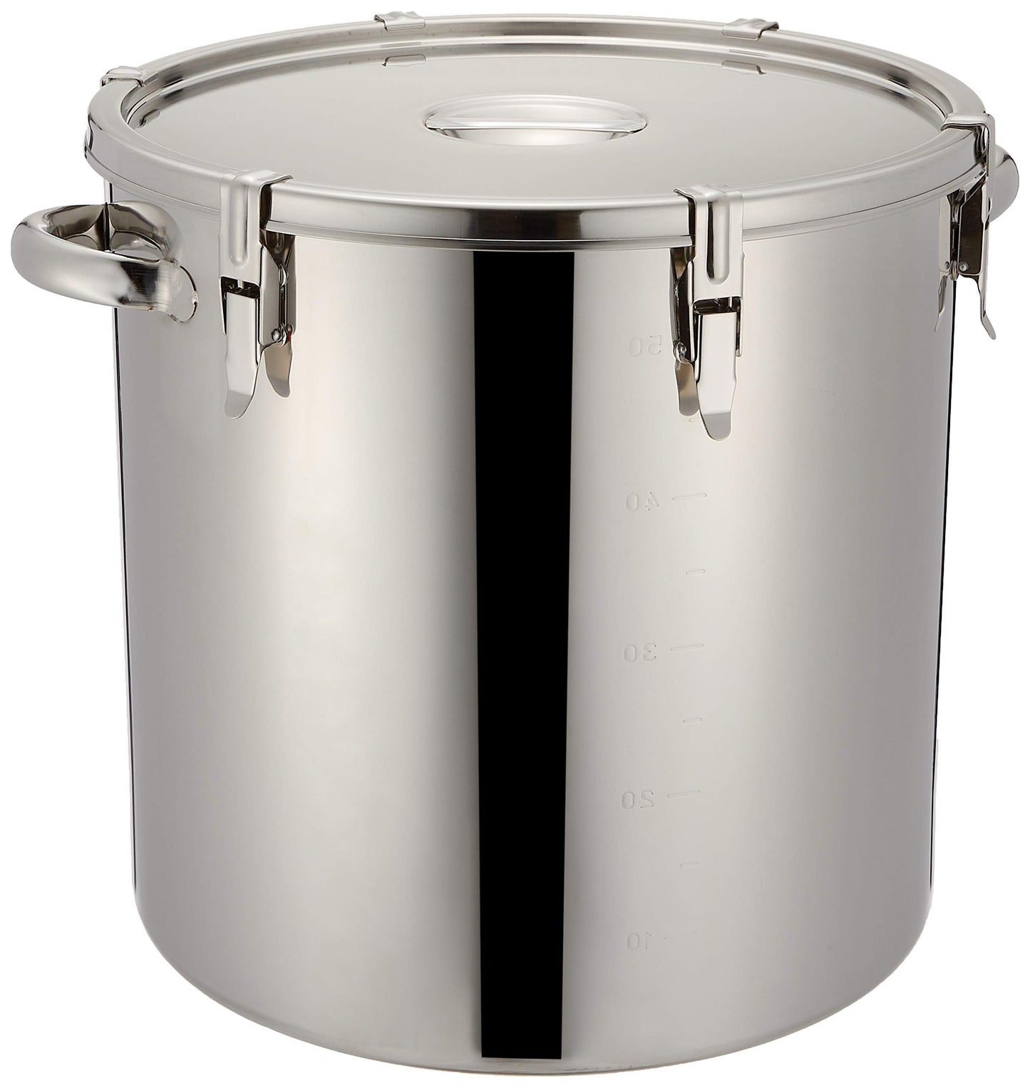 EBM 18-8 Gas Pot with Scale 16.5 inches (42 cm), Hand Included