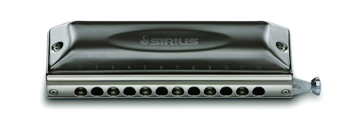 Suzuki Harmonica, Silver (S-48B)