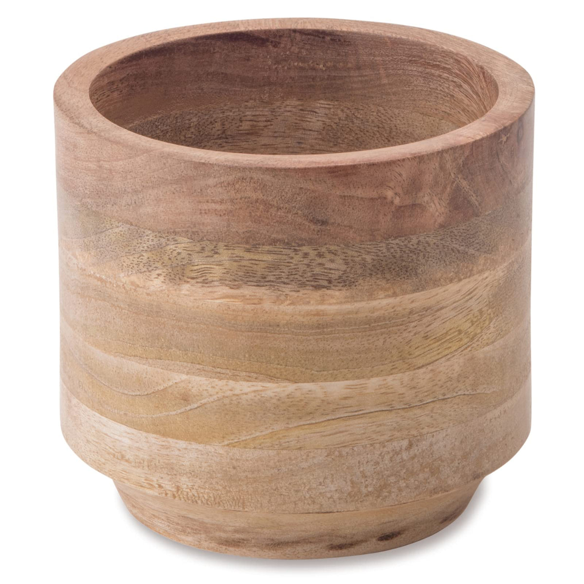 Posh Living 41336 Pile Pot Cover, S, Wood, Diameter 4.9 x Height 4.3 inches (12.5 x 11 cm)
