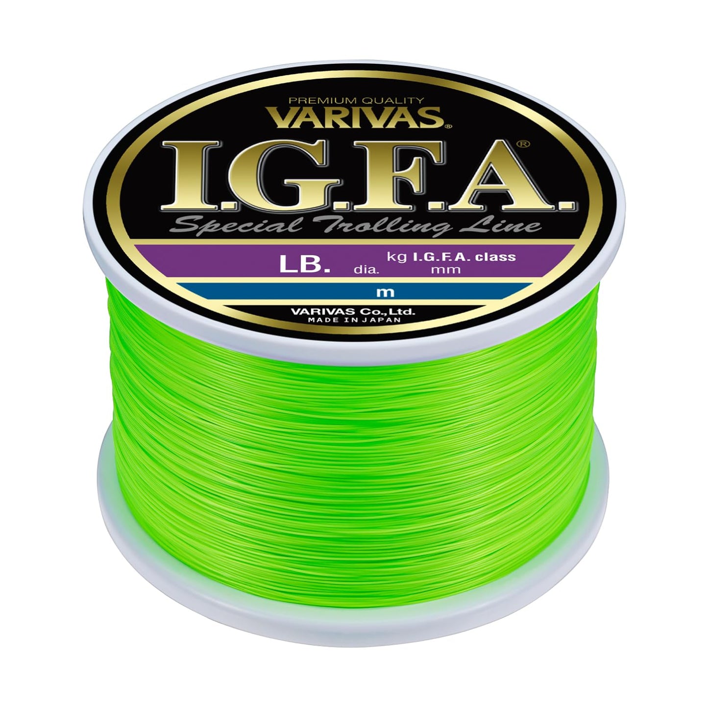 Morris Varivas Monofilament Fishing Line I.g.f.a. Special Tolling Line Green 20lb 6000m Japan Import