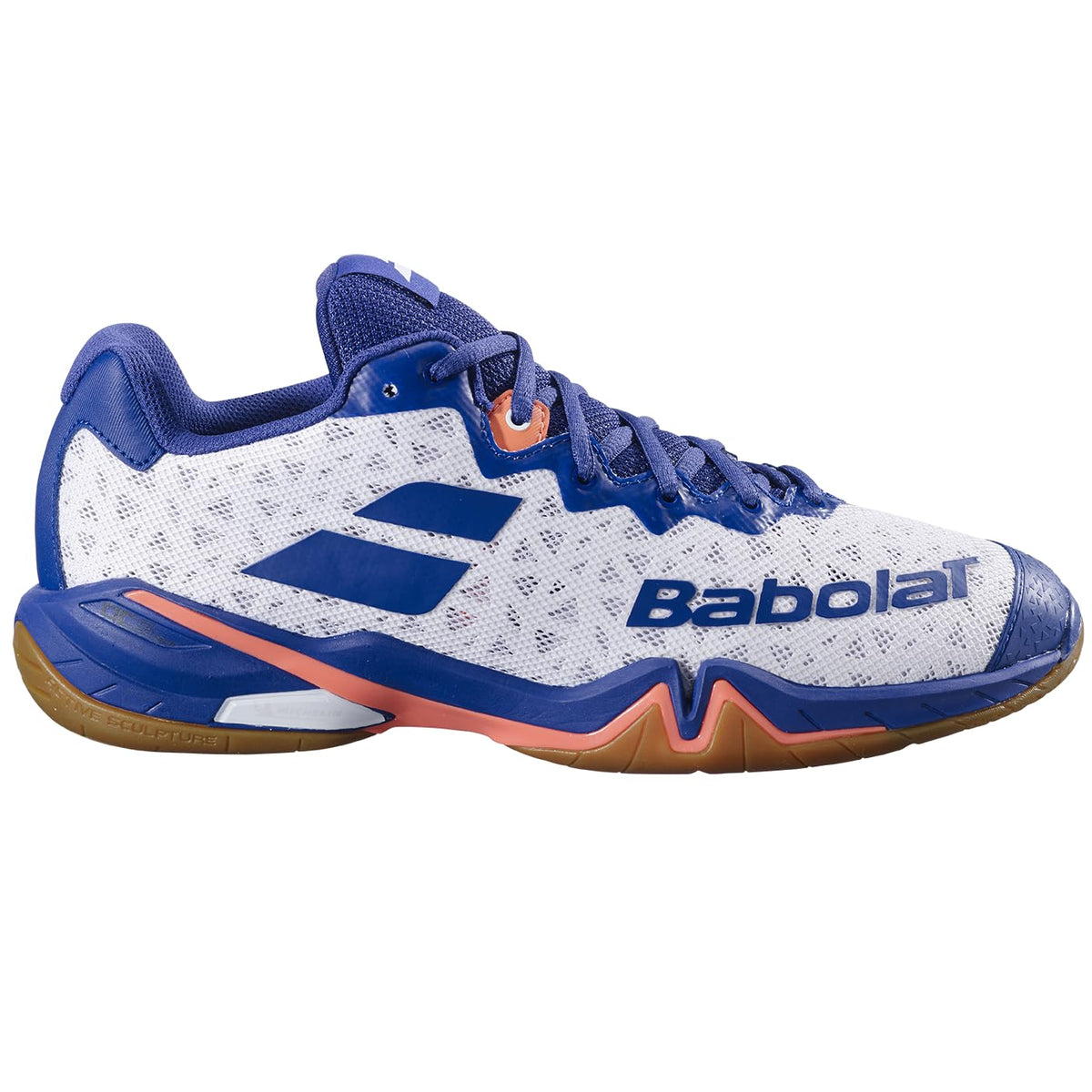 バボラ(Babolat) Men's Sports Badminton Shoe, WH/NBL, 27.0 cm