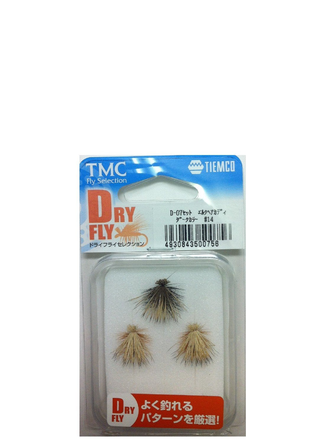 TIEMCO Lures Dry Set Elk Hair Cadiz Dark Color #14