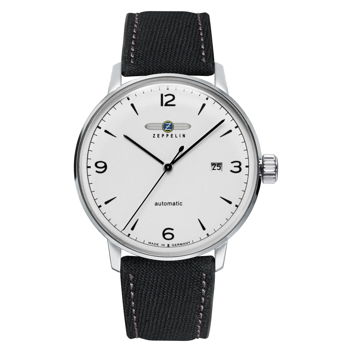 Zeppelin 8064-1_N Men's Watch, Sustainable Planet Edition, Black, White