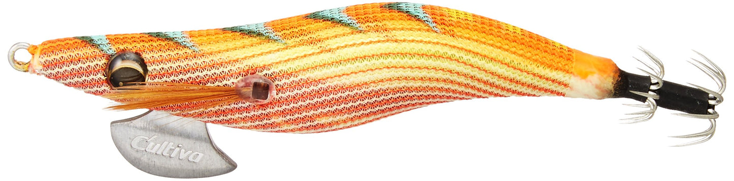 Owner Egi ED Draw 4 No. 31880 No. 2.5, 0.4 oz (10 g), Orange Star UV/Red Gold #27