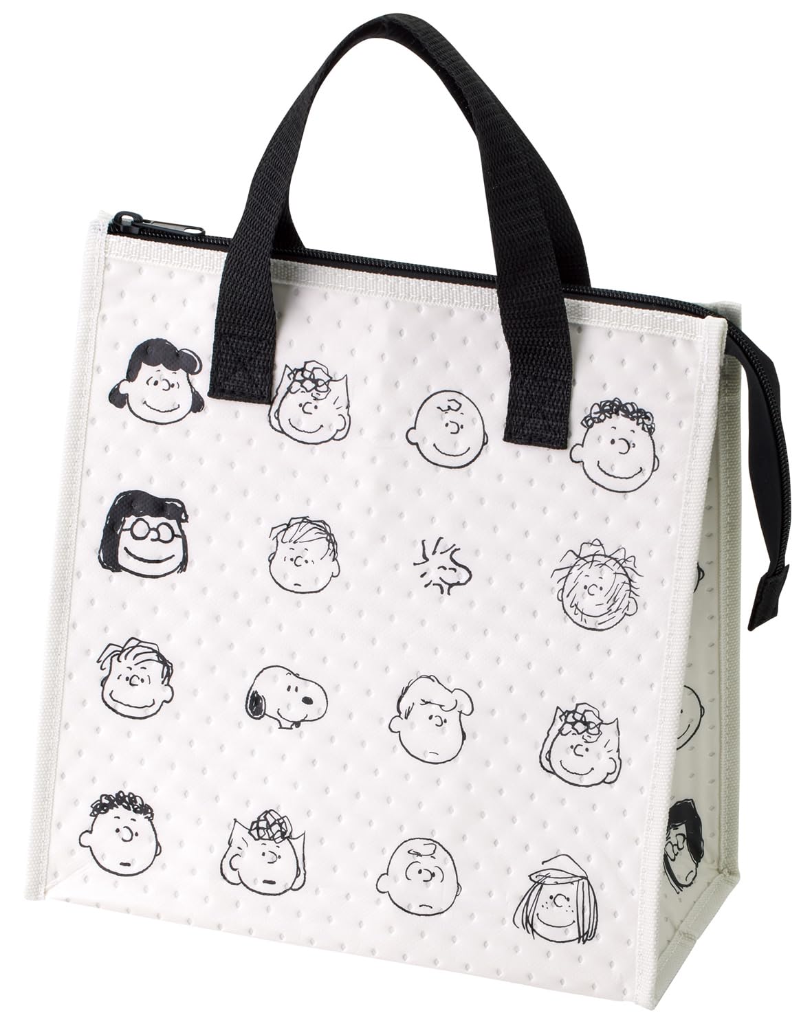 Skater FBC1-A Non-Woven Insulated Lunch Bag, 10.4 x 10.6 inches (26.5 x 27 cm), Snoopy Goodness 75th