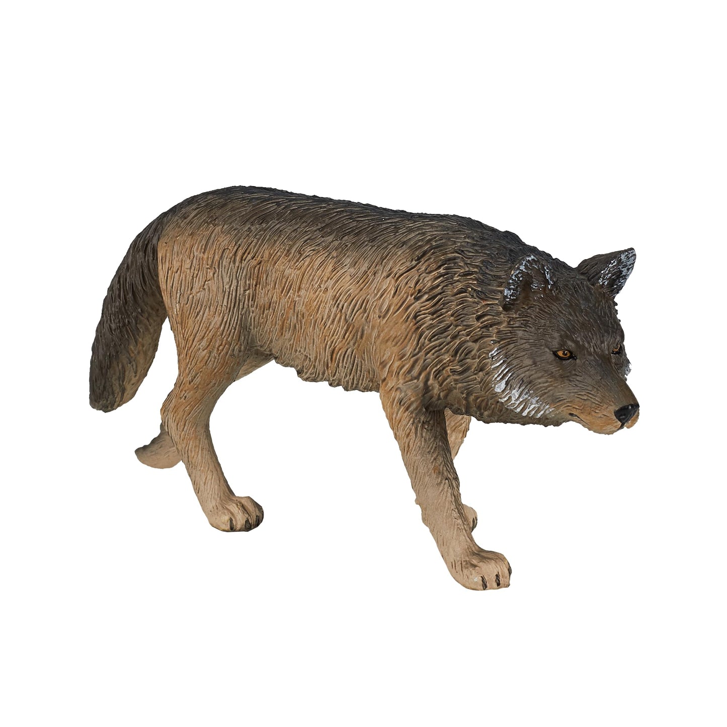 MOJO - Timber Wolf Walking | Hand-Painted Toy Figure | North American Woodland Collection | True to Life & Highly Detailed | Designed in UK