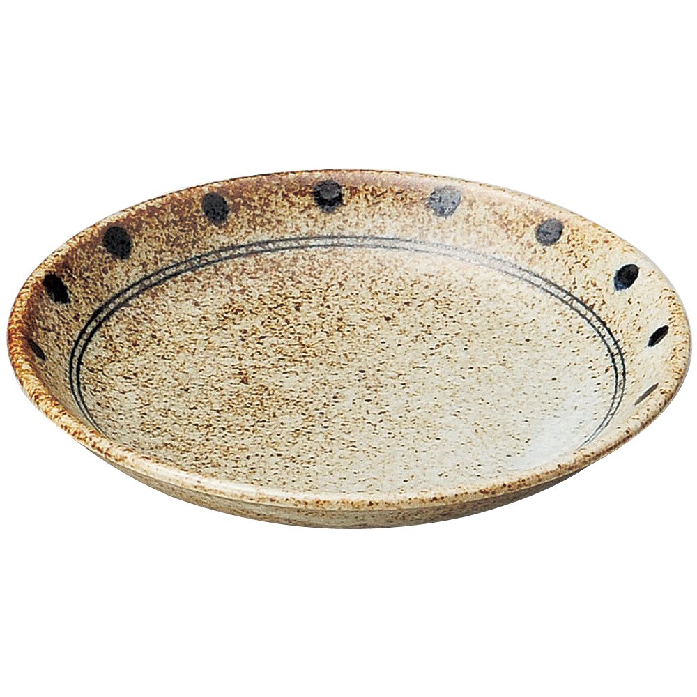 Yamashita Crafts 14063040 Medium Plate, White, φ6.7 inches (17 cm), Morning Dew, 5.0 Plate