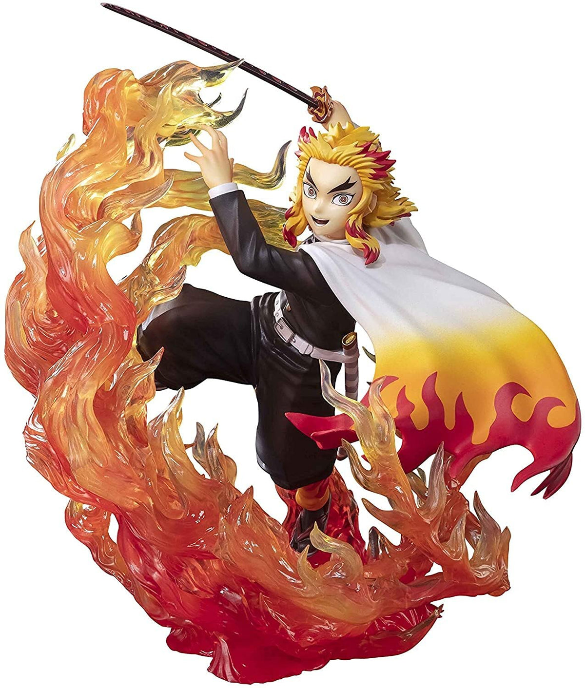 TAMASHII NATIONS - Demon Slayer: Kimetsu no Yaiba - Kyojuro Rengoku Flame Breathing, Bandai Spirits FiguartsZERO Collectible Statue