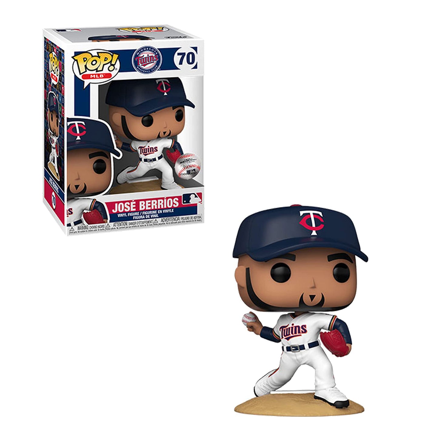 Funko Pop! MLB: Twins - José Berríos (Home Uniform) Vinyl Collectible Figure