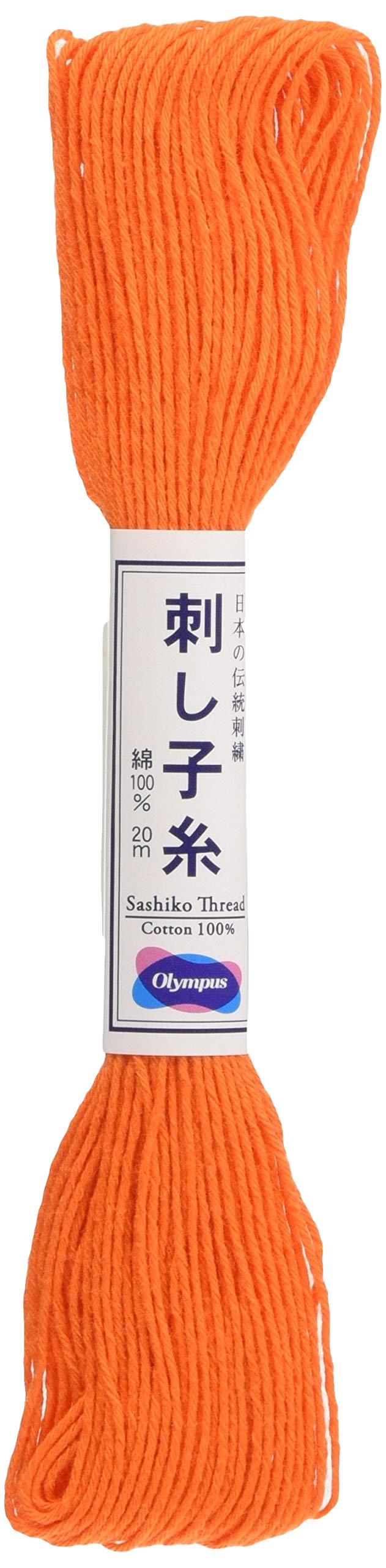 Sashiko Cotton Thread 22 Yards, Orange