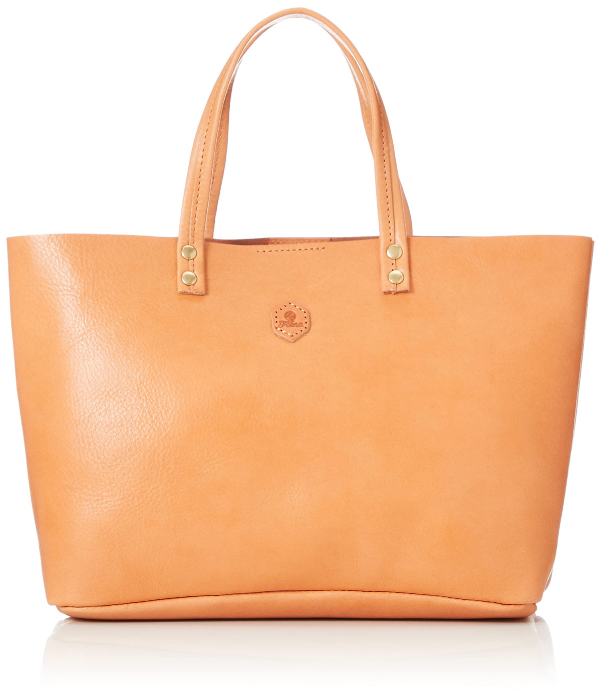 Forna Women's Leather Tote, Tanned Oil Shrunk, Natural