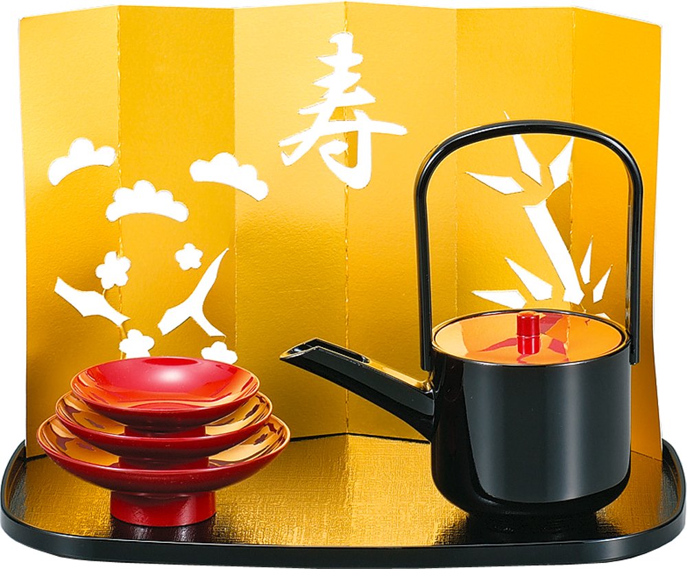 Kano tosoki Japanese sake set
