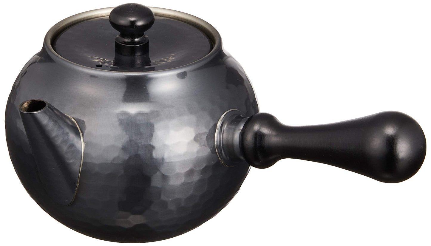 Shinko Metal BC-101 Teapot, Black Copper Finish, 12.5 fl oz (370 ml), Pure Copper, Black Copper Finish, Hammame Teapot, Yokote