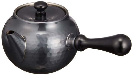 Shinko Metal BC-101 Teapot, Black Copper Finish, 12.5 fl oz (370 ml), Pure Copper, Black Copper Finish, Hammame Teapot, Yokote