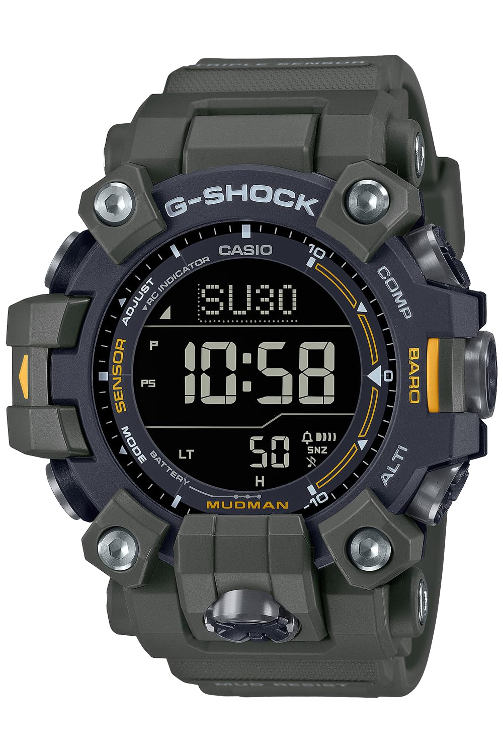 Casio GW-9500-3JF [G-Shock Master of G Series MUDMAN Triple Sensor Model] Watch Japan Import July 2023 Model