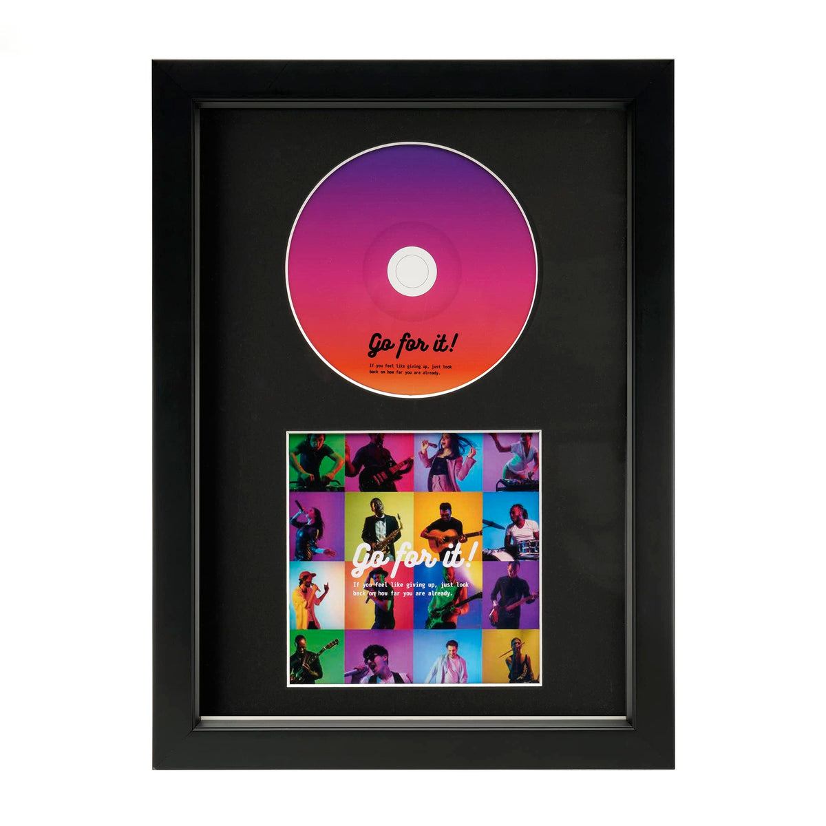 Kenko PS-CDB-BK Picture Frame, CD Display Frame, CD Disc & Booklet Storage, Compatible with A4 Poster Size, Vertical & Horizontal Placement, Black, External Dimensions 9.4 x 14.2 inches (240 x 360 mm)