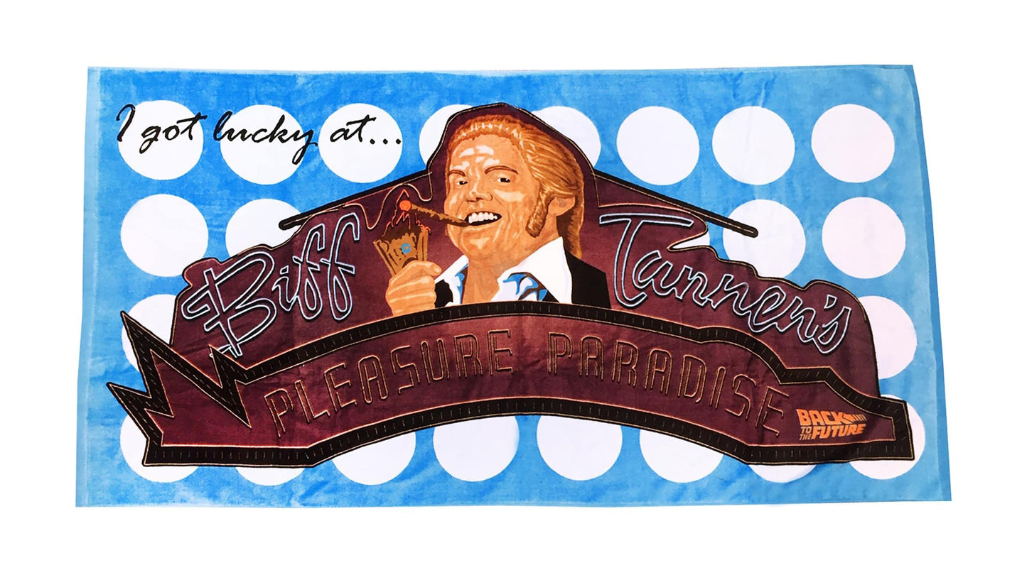 Factory Entertainment - Back to the Future II - Biff's Pleasure Palace Beach Towel (30x60)
