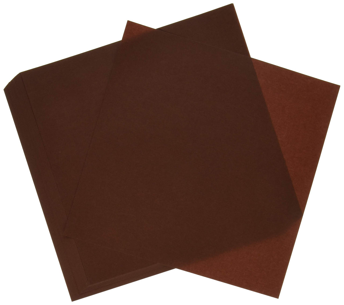Toyo 075153 Origami Single Sided Origami, Solid Color, 9.4 inches (24 cm) Square, Dark Cha, 50 Sheets
