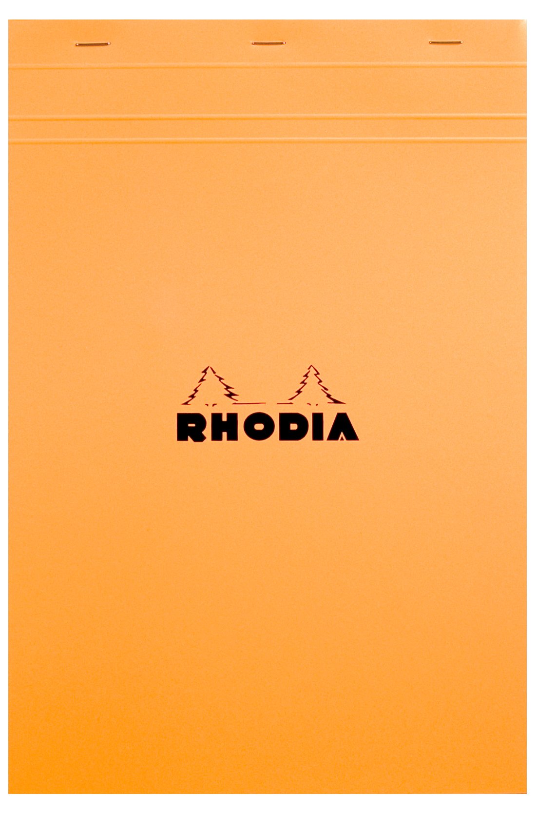 RHODIA cf18200 Notepad, No. 18 (A4), 80 Sheets, 0.2 inch (5 mm) Square Ruled, Water Repellent Cover, Perforated, PEFC Certified, Block Rodia, Orange