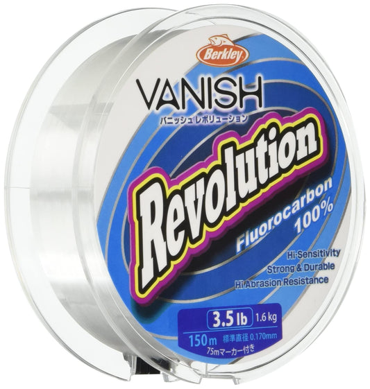 Berkley Vanish Revolution 10LB (No. 2.5) 150m Fluorocarbon Line