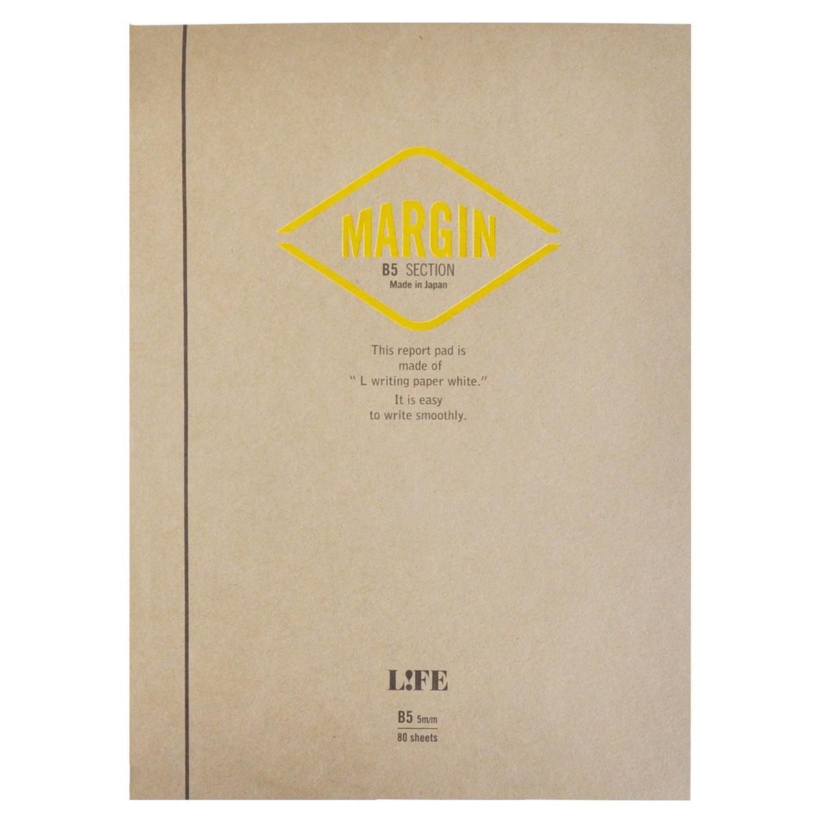 ライフ Life Report Paper Margin B5 Grid R760