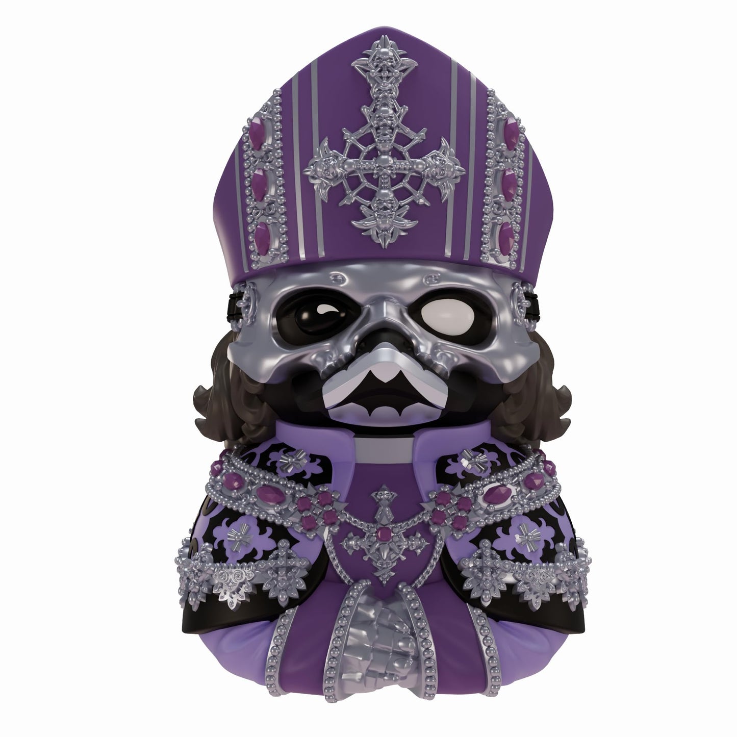 TUBBZ Boxed Edition: Ghost - Papa Perpetua V Cosplaying Rubber Duck Vinyl Figure – Official Collectible for Fans of Ghost the Band