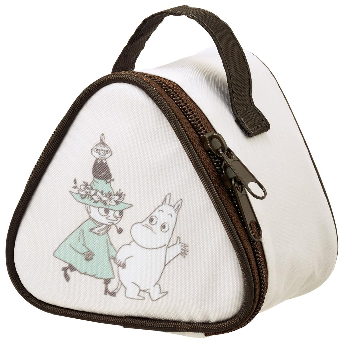 Skater KONC2 Insulated Rice Ball Lunch Bag, Rice Ball Case, Cold Insulation, 2 Rice Ball Pouch, Moomin