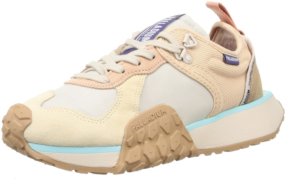 Palladium Unisex Troop Runner Sneaker, Ivory Cream/Moonbean, 11.5 Women/10 Men
