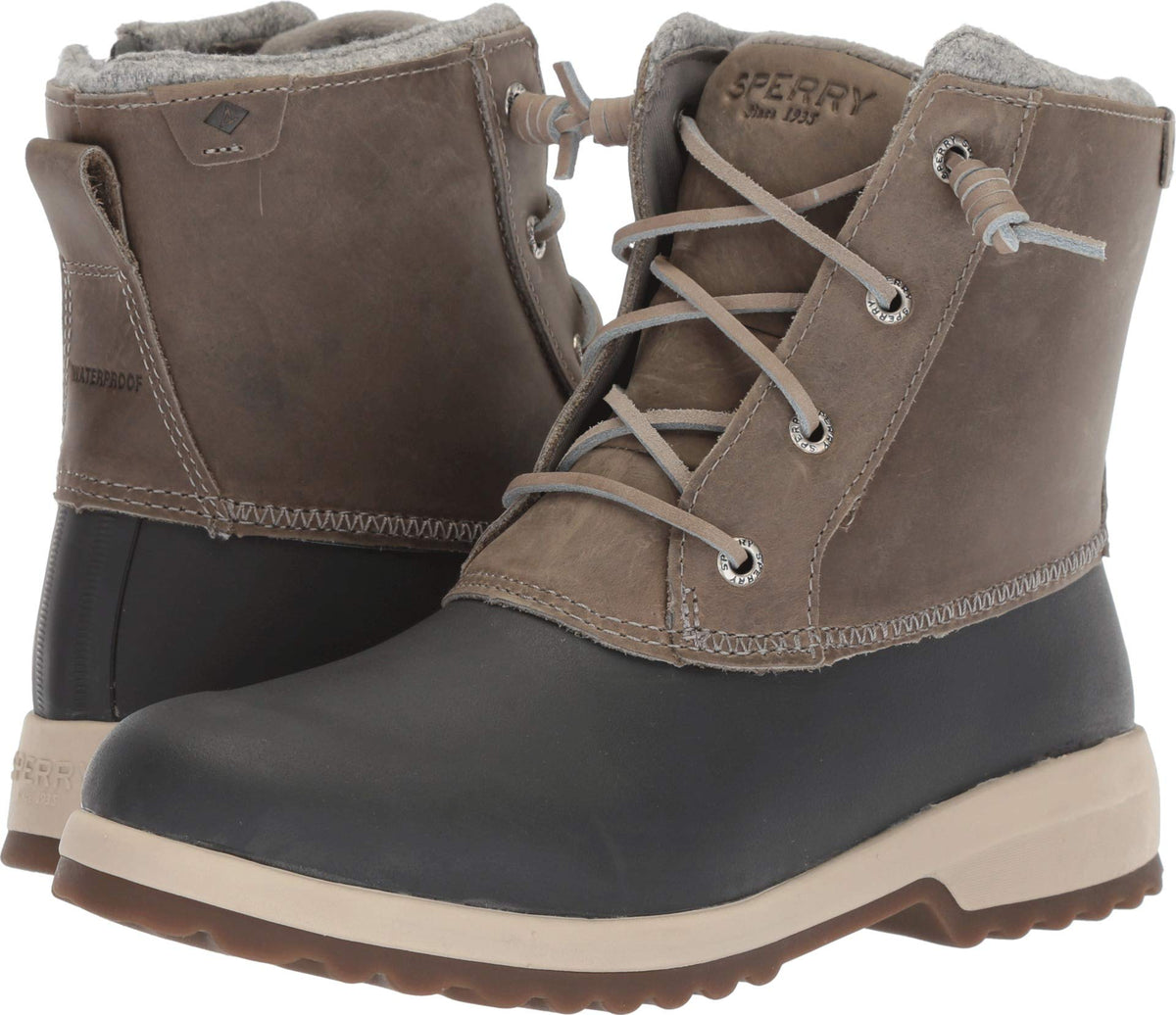 Sperry Women's Maritime Repel Boots, Grey, 6