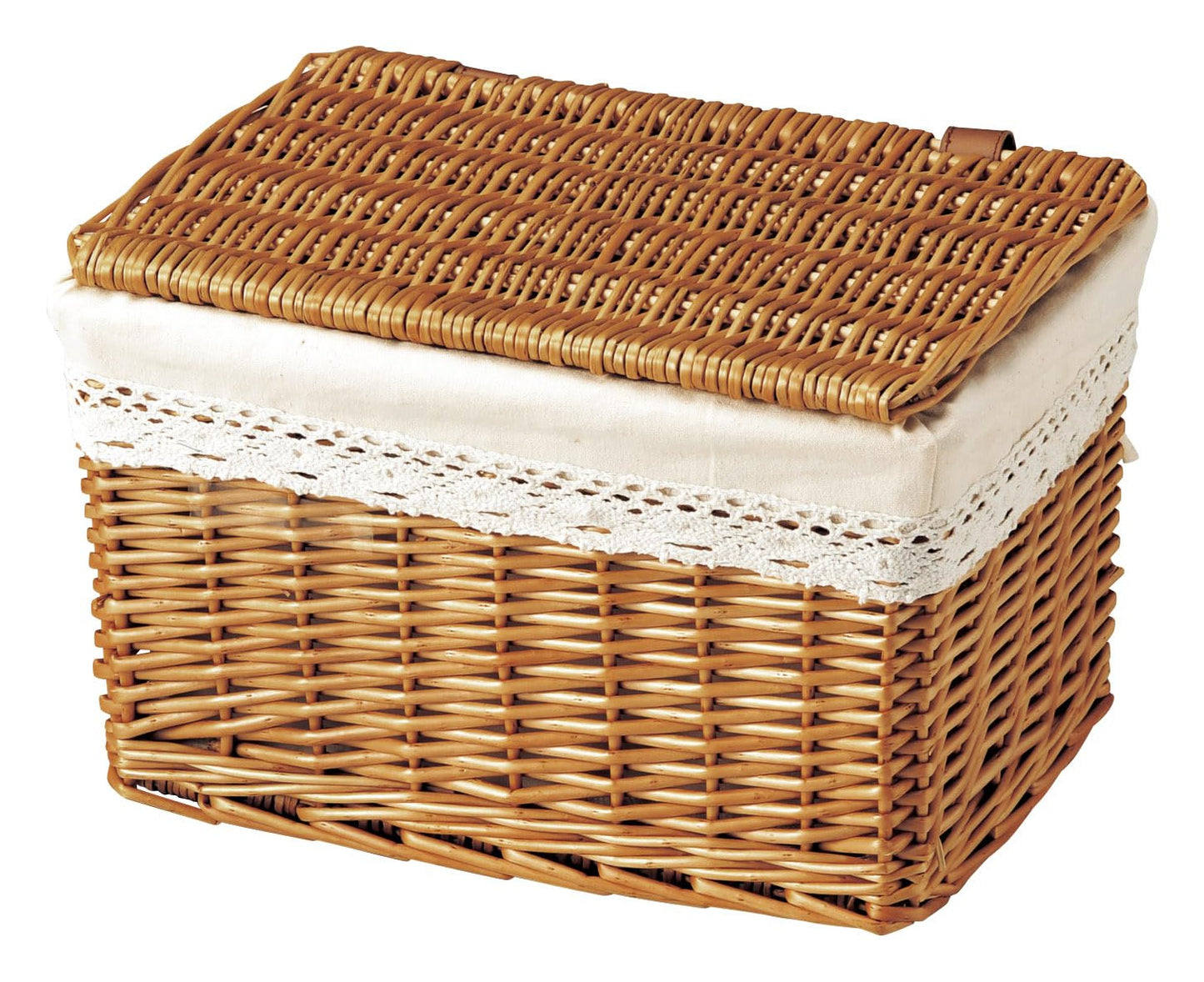 Chidori Sangyo CH-105 Small Boiled Willow Basket with Lid