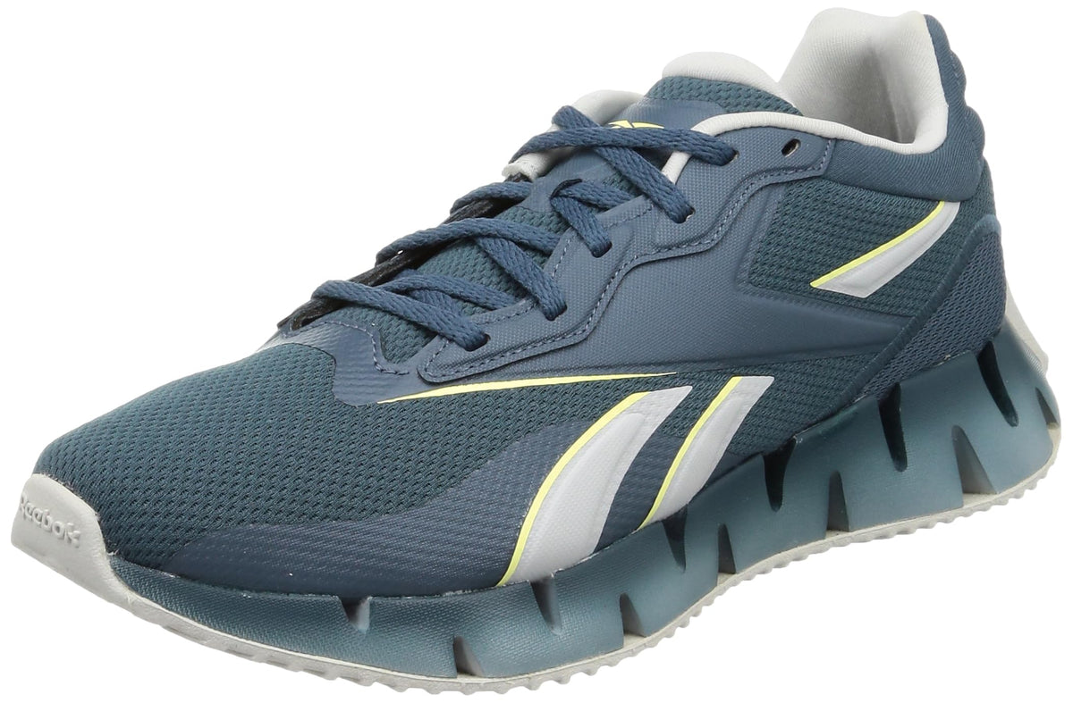 Reebok Zig DYNAMICA 4 Unisex Adult Shoes, Hoops Blue F23/PURE Grey 2/Citrus Glow, 40 EU