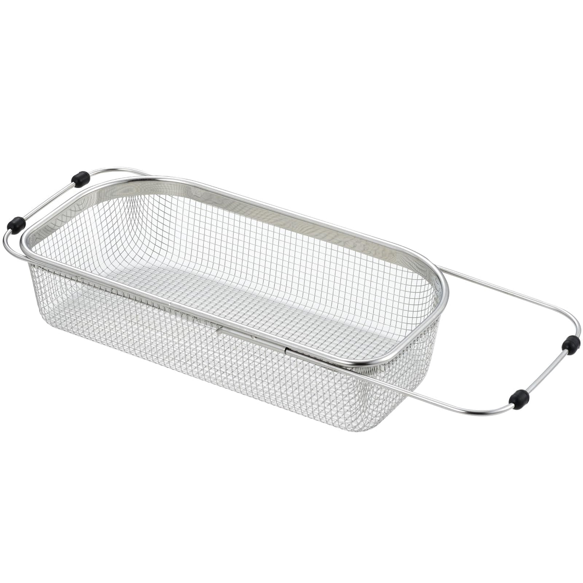 Kanai Kogyo 1686114 Drainer Rack, Large, For 3 to 4 People, Made in Japan, Shapeline 18-8 Sliding Mesh Sink Basket