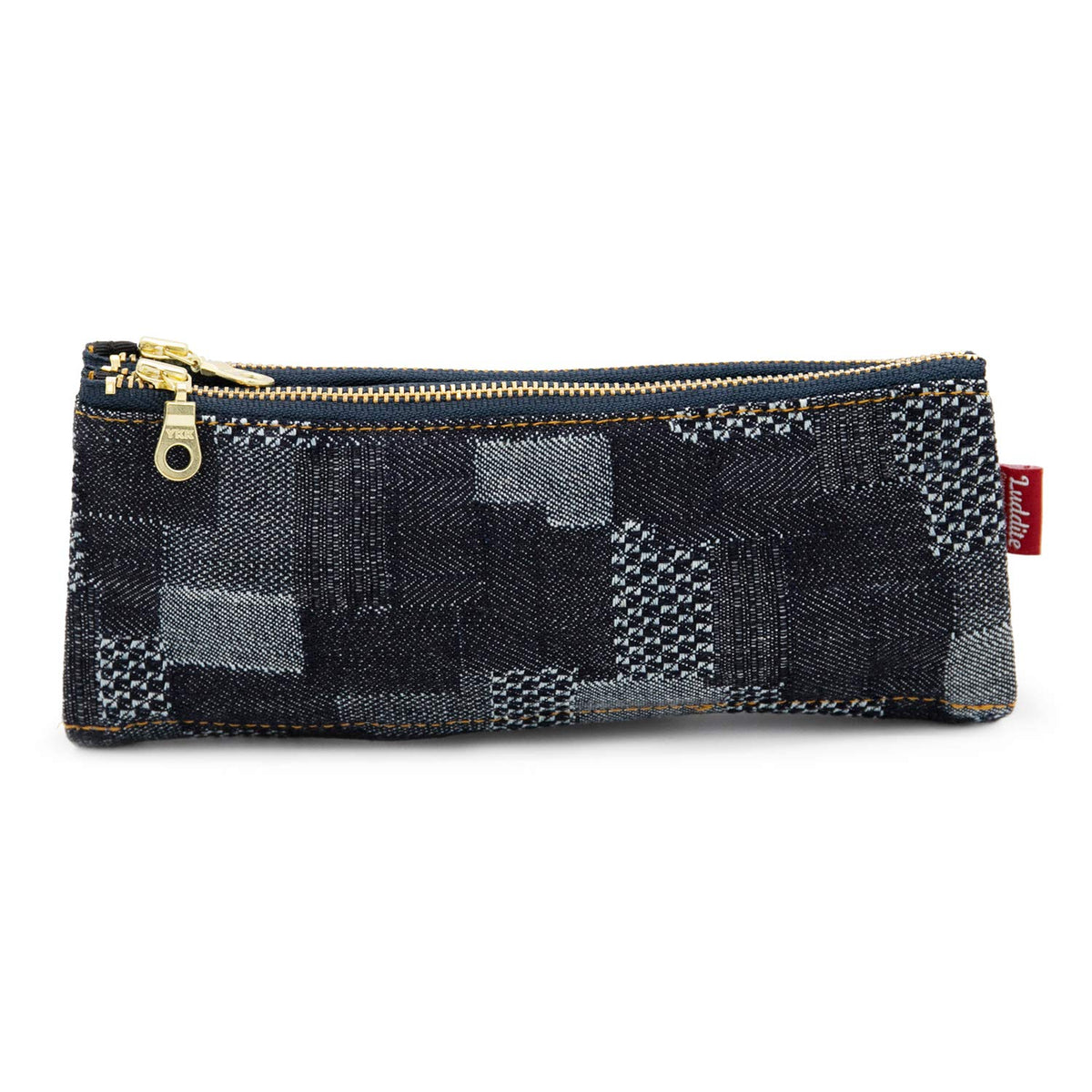 Luddite LDD-BNPN-101 Denim Patchwork Pencil Case