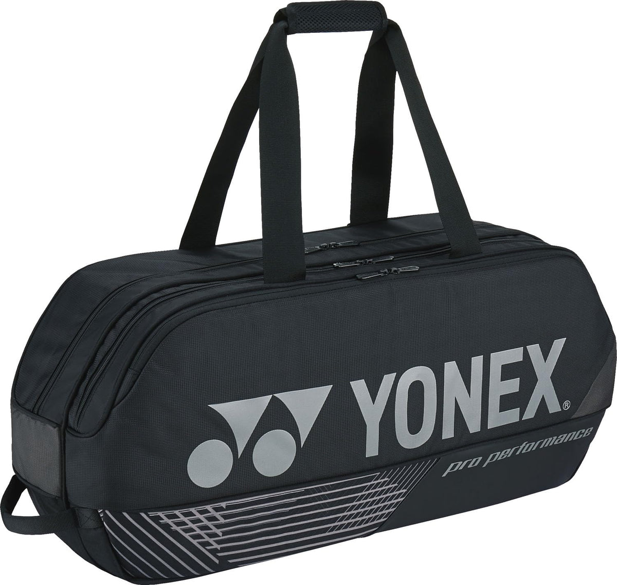 [YONEX] Tennis Badminton Racket Tournament Bag, Holds 2 Rackets (Black)