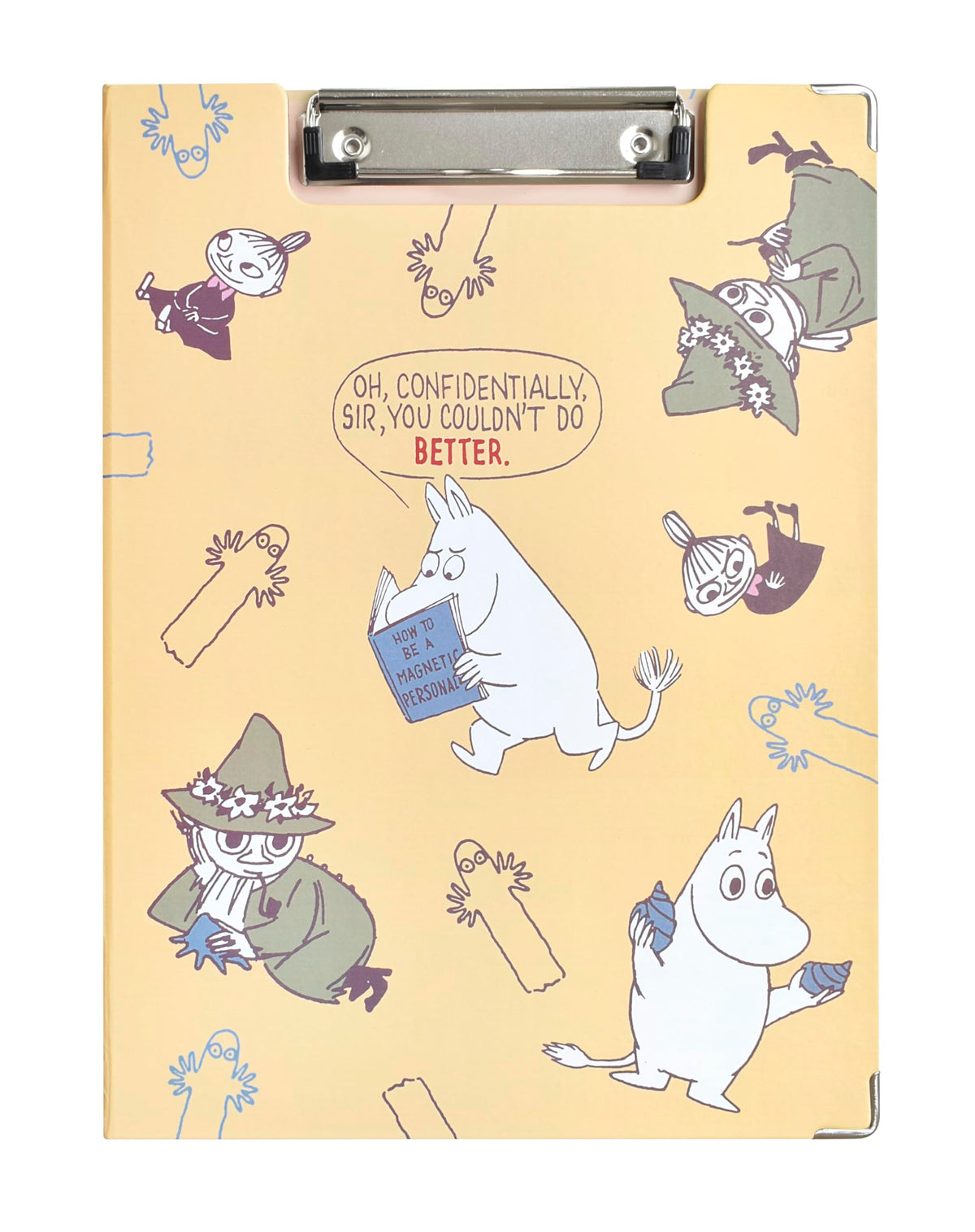 Moomin Clipboard Beige/Light Brown [ST-ZM0170]