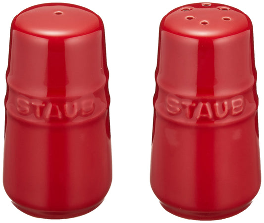 Staub 40511-808 Salt & Pepper Shaker Cherry Salt & Pepper