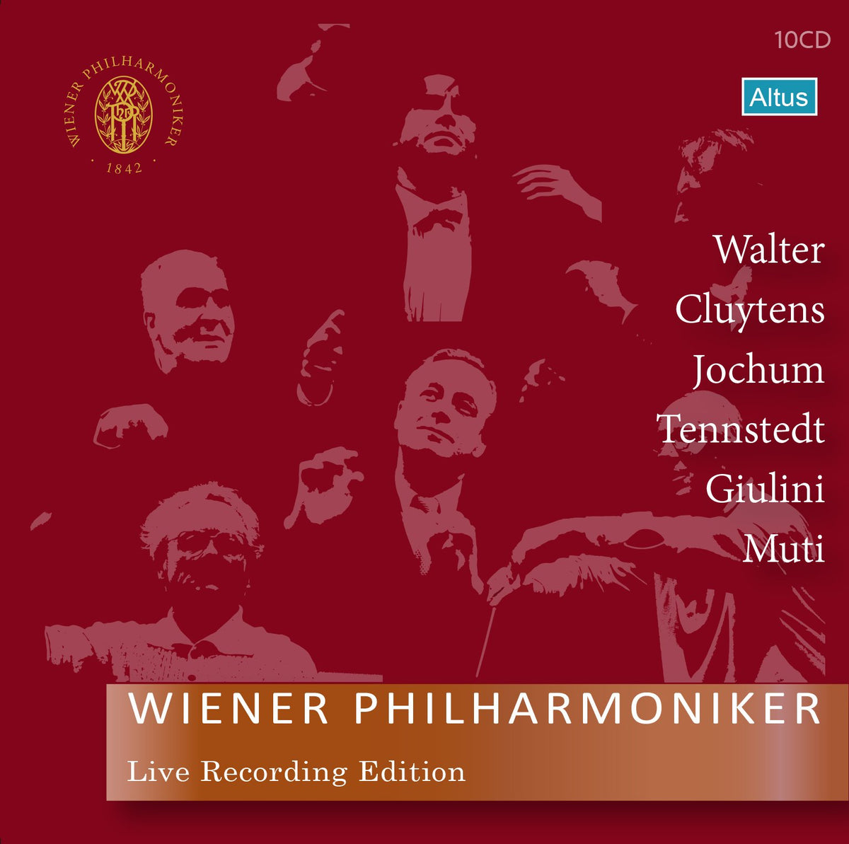 ウィーン・フィルハーモニー管弦楽団 ライヴ録音集 2 (Wiener Philharmoniker / Live recording Edition ~ Walter | Cluytens | Jochum | Tennstedt | Giulini | Muti) [10CD BOX] [Live Recording] [Limited Edition]