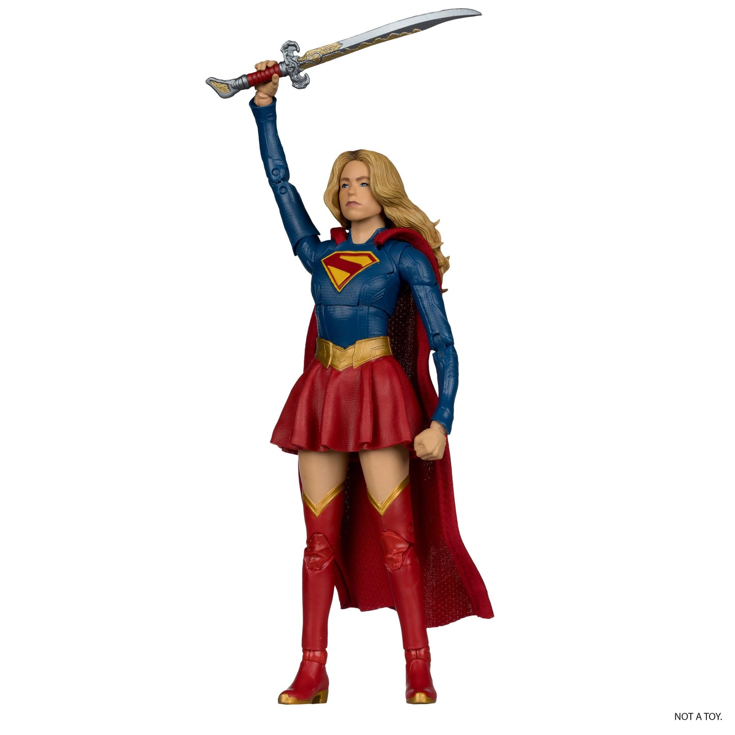 McFarlane Toys- DC Multiverse Supergirl and Baby Krypto (Supergirl Movie) 7in Action Figure (Deluxe Theatrical Edition)
