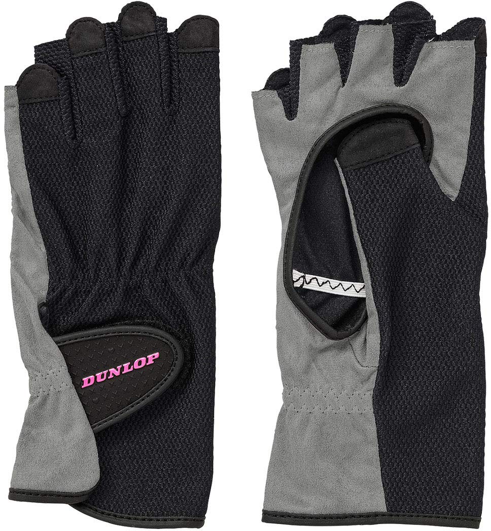 Dunlop TGG0119W Tennis Gloves, Set of Two Hands, Black (900)