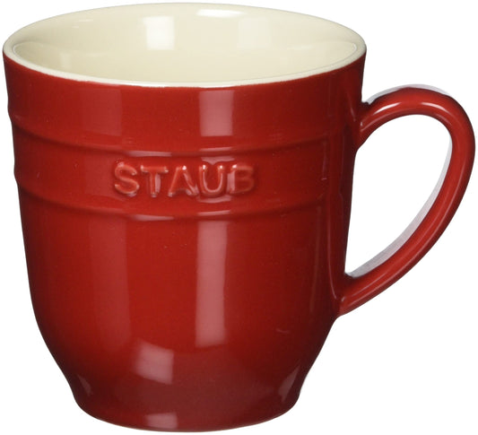 Staub 40508-565 Ceramic Mug 11.8 fl oz (350 ml), Cherry