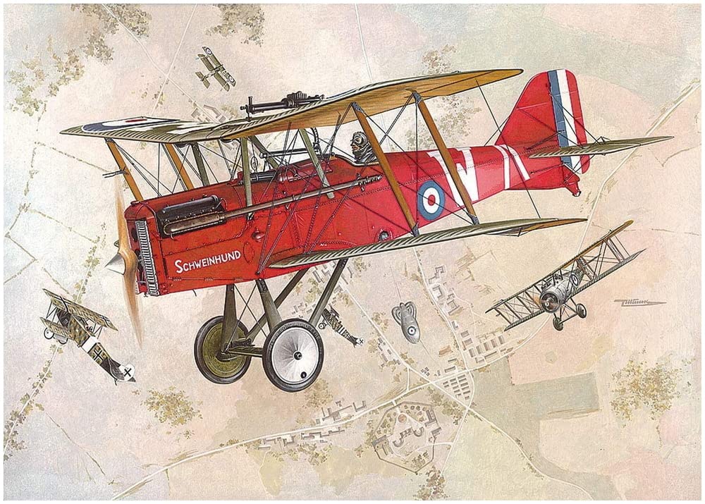 ローデン Roden RE32607 1/32 WWI British Air Force RAF S.E.5a Fighter Airplane Walsley Viper Engine Model Plastic Model