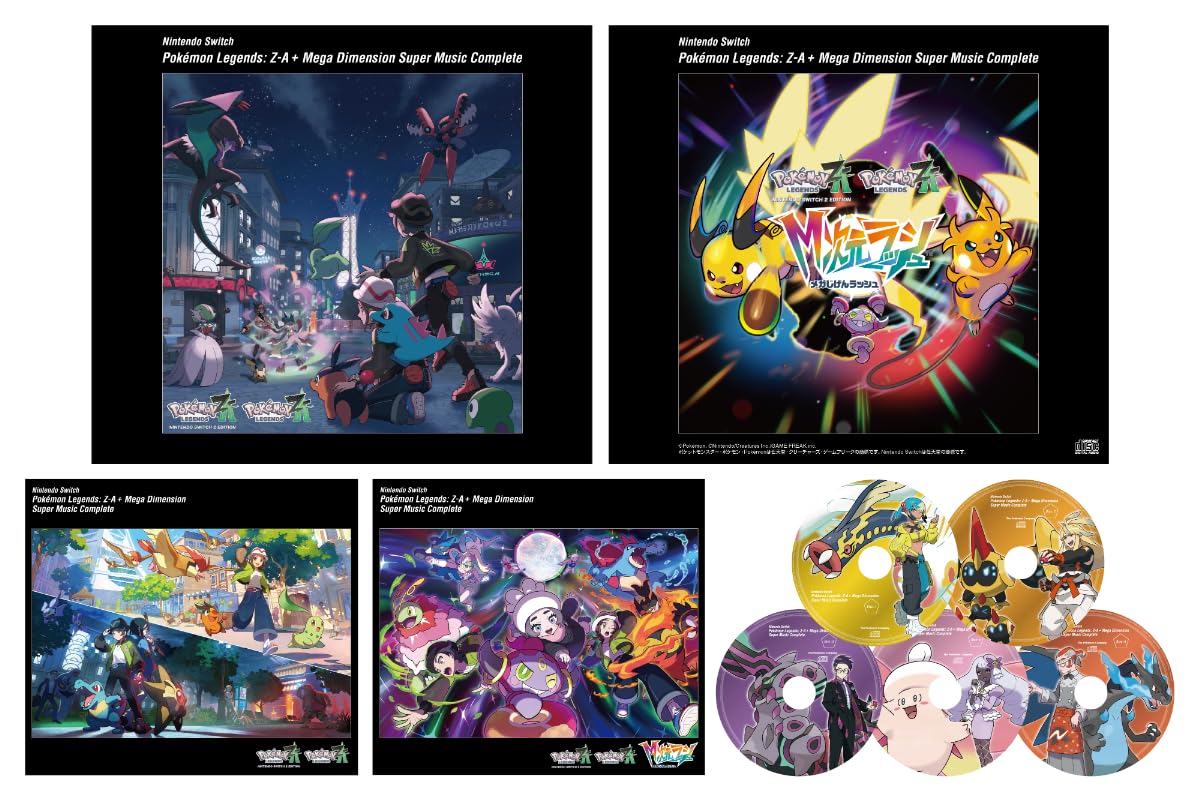 Nintendo Switch Pokemon Legends: Z-A - Mega Dimension Super Music Complete