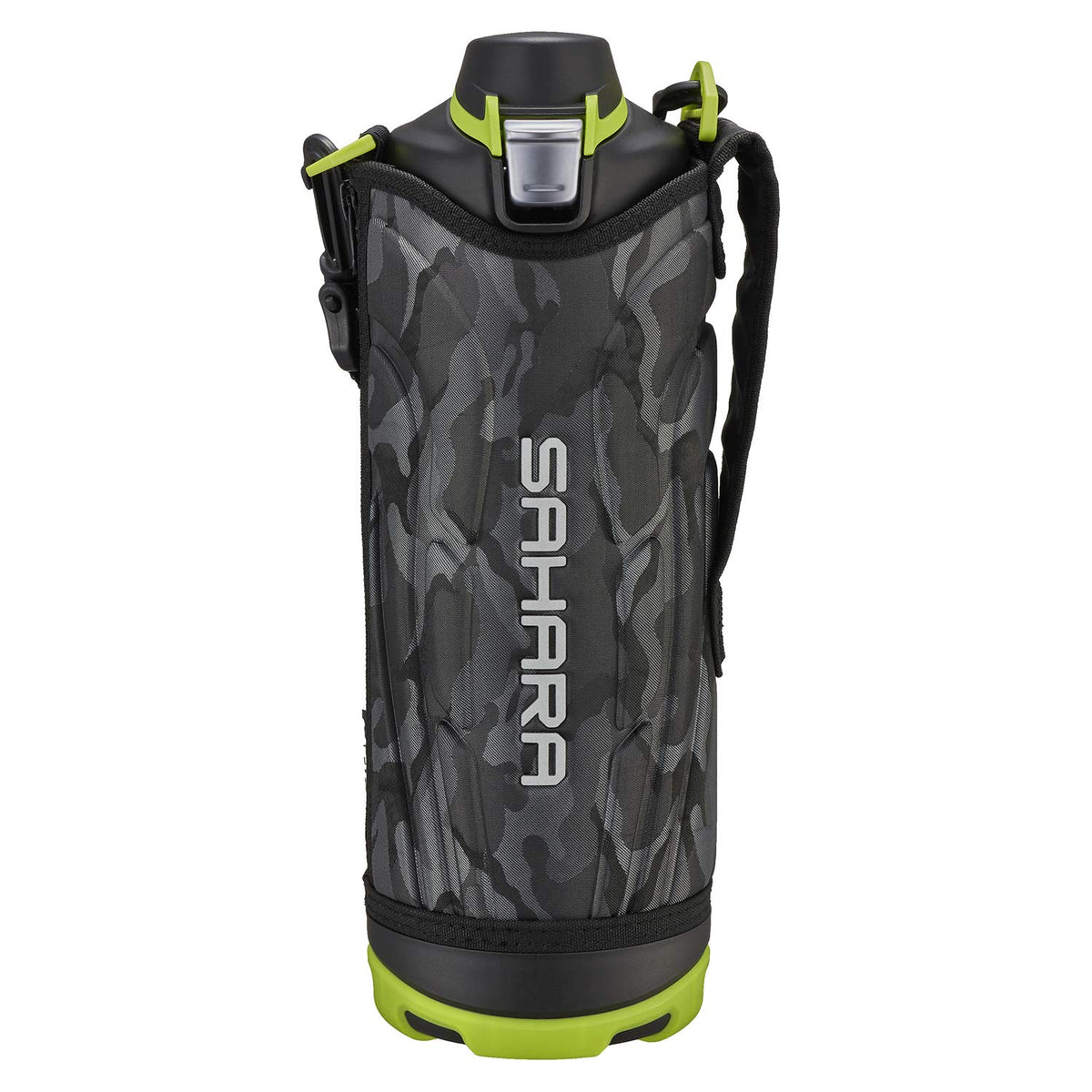 Tiger Water Bottle, 0.3 gal (1.2 L), Sahara Stainless Steel Bottle, Sports, Direct Drinking, Wide Mouth, Cold Insulation, Black MME-F120KK